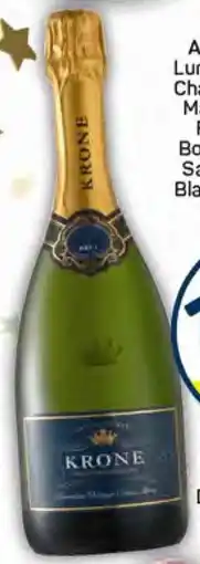 Pick n Pay Krone Cuvee Brut, Cuvee Brut Rosé or Night Nectar Demi-Sec or Rosé Méthode Cap Classique offer