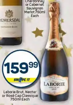 Pick n Pay Laborie Brut, Nectar or Rosé Cap Classique offer