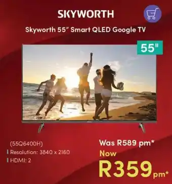 Skyworth 55" Smart QLED Google TV