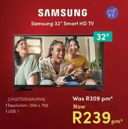 Teljoy Samsung 32" Smart HD TV offer