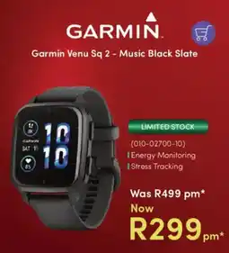 Teljoy Garmin Venu Sq 2 Music Black Slate offer