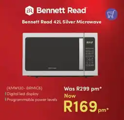 Teljoy Bennett Read Silver Microwave offer