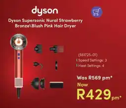 Teljoy Dyson Supersonic Nural Strawberry Bronze/ Blush Pink Hair Dryer offer
