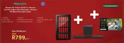 Teljoy Hisense 55" Smart QLED TV + Hisense 3.1ch Soundbar with Subwoofer + Hisense Black Beverage Cooler offer