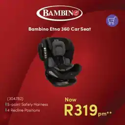 Teljoy Bambino Etna 360 Car Seat offer