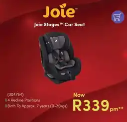 Teljoy Joie Stages Car Seat offer