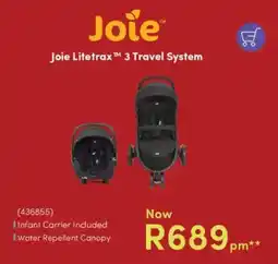 Teljoy Joie Litetrax 3 Travel System offer