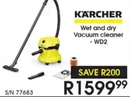 Hirsch's Karcher Wet and dry Vacuum cleaner offer