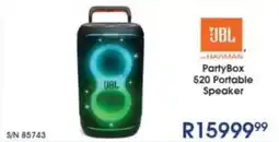 Hirsch's JBL PartyBox 520 Portable Speaker offer