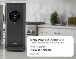 Hirsch's DNA water purifier offer