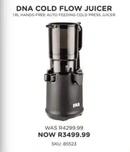 Hirsch's Dna cold flow juicer offer