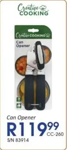 Hirsch's Creative Cooking Can Opener offer