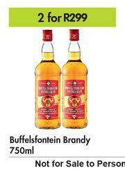 Game Buffelsfontein Brandy-For 2 x 750ml offer