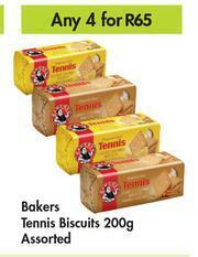 Game Bakers Tennis Biscuits Assorted-For Any 4 x 200g offer