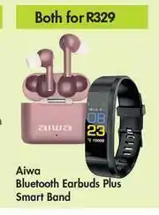 Game Aiwa Bluetooth Earbuds Plus Smart Band-For Both offer