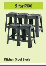 Game Kitchen Stool (Black)-For 5 offer