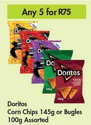 Game Doritos Corn Chips 145g Or Bugles 100g Assorted-For Any 5 offer
