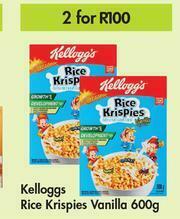 Game Kellogg's Rice Krispies (Vanilla)-For 2 x 600g offer