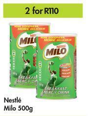 Game Nestle Milo-For 2 x 500g offer