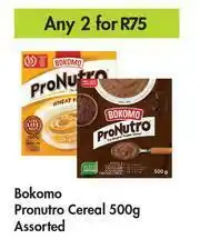 Game Bokomo Pronutro Cereal Assorted-For Any 2 x 500g offer