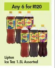 Game Lipton Ice Tea Assorted-For Any 6 x 1.5Ltr offer