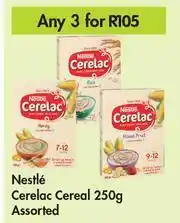 Game Nestle Ceralec Cereal Assorted-For Any 3 x 250g offer