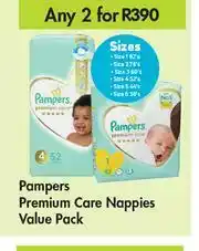Game 2Pampers Premium Care Nappies Value Pack-For Any 2 offer