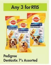 Game Pedigree Dentastix Assorted-For Any 3 x 7's offer