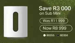 Hirsch's Sonos Sub Mini offer