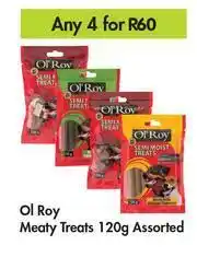 Game Ol' Roy Meaty Treats Assorted-For Any 4 x 120g offer