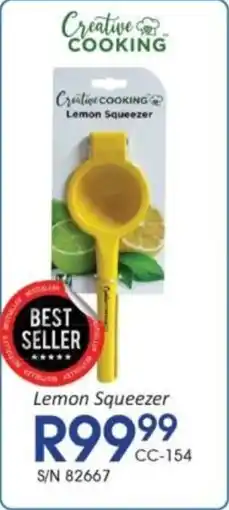 Hirsch's Creative Cooking Lemon Squeezer offer