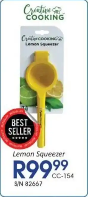 Hirsch's Creative Cooking Lemon Squeezer offer