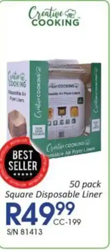 Hirsch's Creative Cooking Square Disposable Liner offer