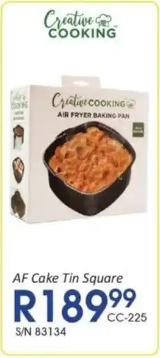 Hirsch's Creative Cooking AF Cake Tin Square offer