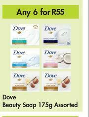 Game Dove Beauty Soap Assorted-For Any 6 x 175g offer