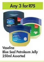 Game Vaseline Blue Seal Petroleum Jelly Assorted-For Any 3 x 250ml offer