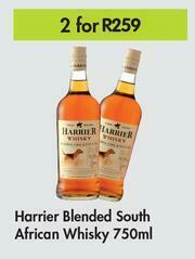 Game Harrier Blended South African Whisky- For 2 x 750ml offer