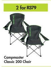 Game Campmaster Classic 200 Chair-For 2 offer