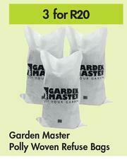 Game Garden Master Polly Woven Refuse Bags-For 3 offer