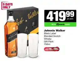 Spar Tops JOHNNIE WALKER offer