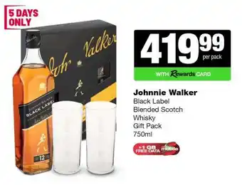 Spar Tops JOHNNIE WALKER offer