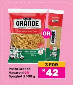 Game Pasta Grandé Macaroni OR Spaghetti 500 g offer