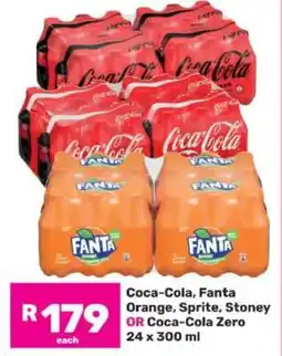 Game Coca-Cola, Fanta Orange, Sprite, Stoney OR Coca-Cola Zero offer