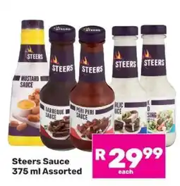 Game Steers Sauce 375 ml Assorted offer