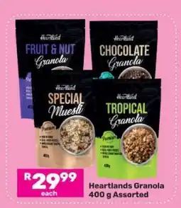 Game Heartlands Granola 400 g Assorted offer