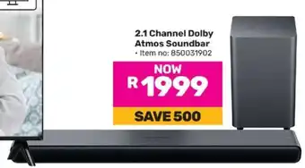 Game 2.1 Channel Dolby Atmos Soundbar offer