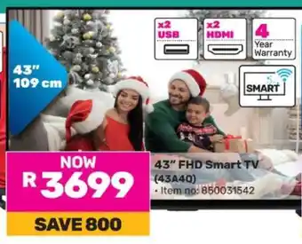 Game 43” FHD Smart TV offer
