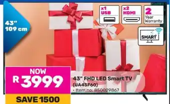 Game 43” FHD LED Smart TV (UA43F60) offer