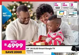 Game 50 2K QLED Smart Google TV (50S5K) offer
