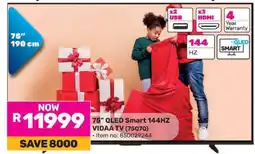 Game 75 QLED Smart 144HZ VIDAA TV (7507Q) offer